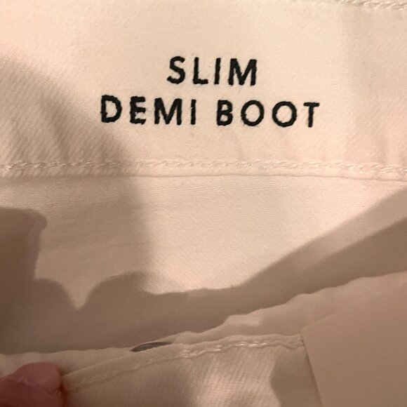 J.Crew Slim Demi Boot White Jeans – Size 29 (NWT, Retail $148) - Picture 16 of 16